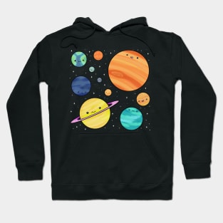 Cute solar system planets Hoodie